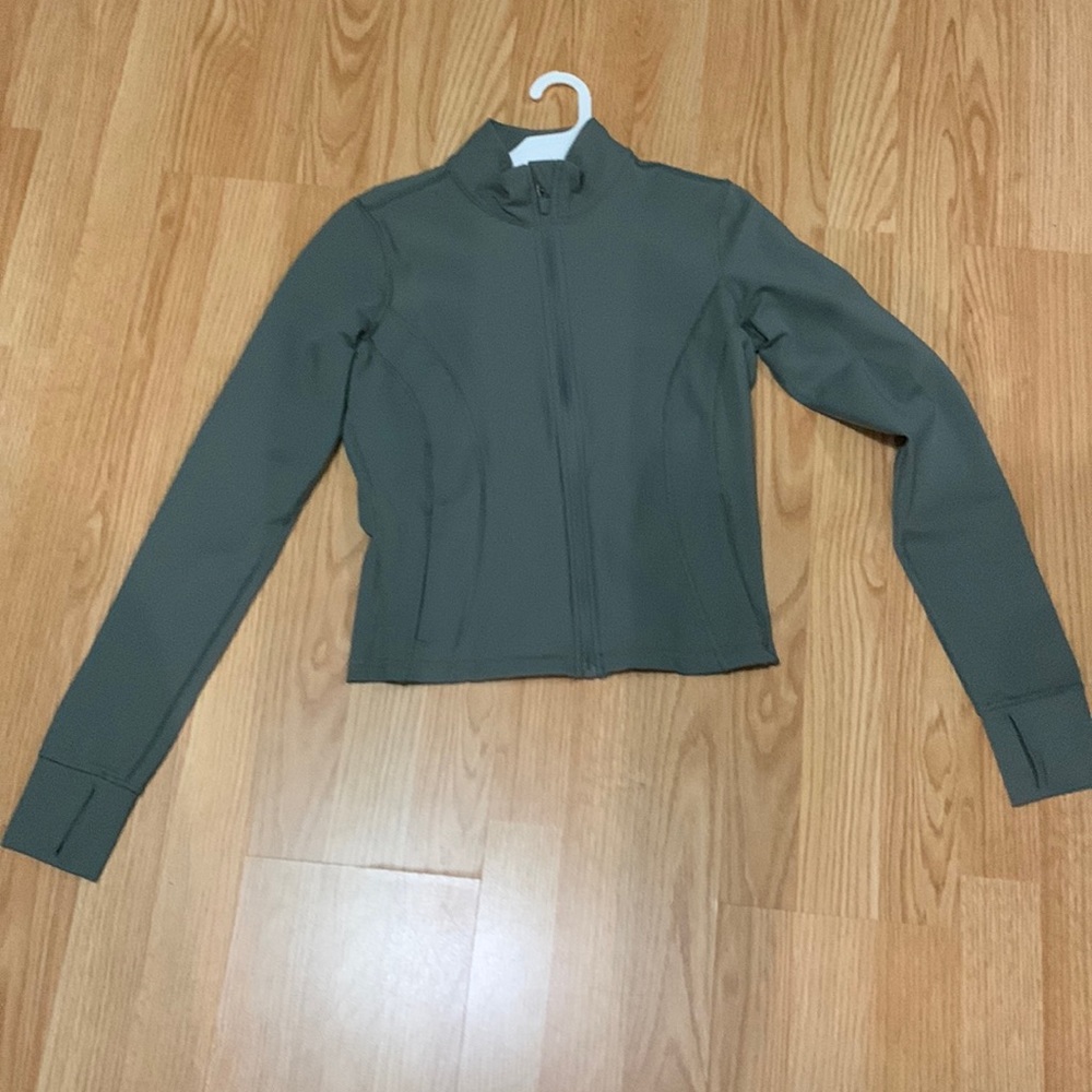 green sport jacket